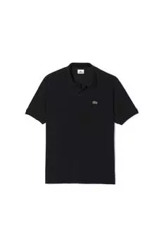 Футболка-поло – черная – стандартного кроя Lacoste, черный