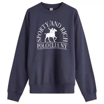 Футболка Polo Club Crew Sporty & Rich, синий