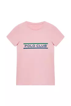 Футболка Polo Club, розовый