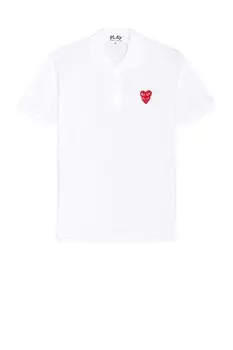 Футболка-поло Comme Des Garcons Play, белый