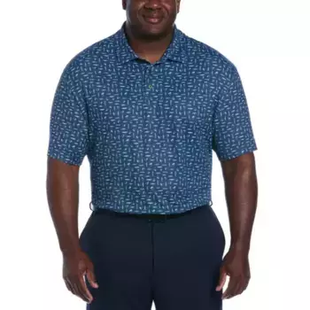 Футболка-поло для гольфа с принтом Big & Tall Grand Slam, цвет sargasso sea