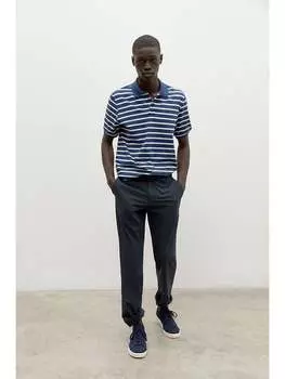 Футболка поло Ecoalf, темно-синий