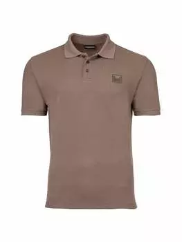 Футболка поло Emporio Armani, коричневый