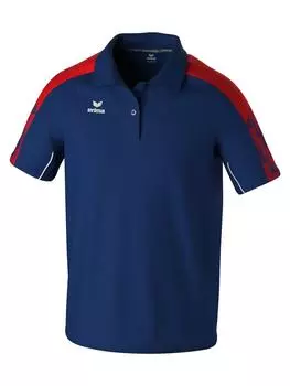 Футболка поло erima, цвет new navy/rot