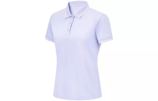 Футболка-поло Fitness Series женская светло-голубая Lining