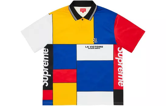 Футболка-поло FW20 унисекс Supreme, серый