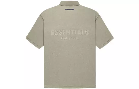 Футболка поло FW21 унисекс фисташково-зеленая Fear Of God Essentials, зеленый