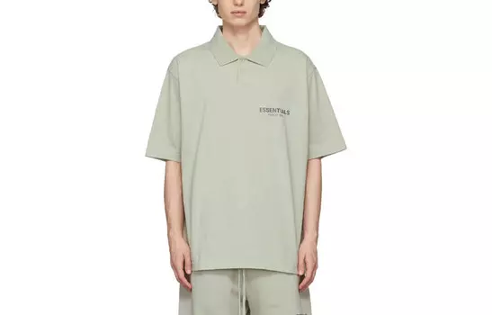 Футболка поло FW21 унисекс зеленая Fear Of God Essentials, зеленый