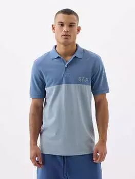 Футболка поло GAP, светло-синий