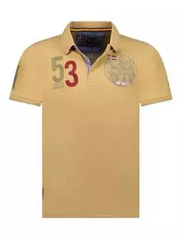 Футболка поло Geographical Norway, бежевый