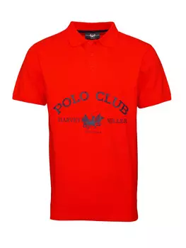 Футболка поло HARVEY MILLER POLO CLUB, красный