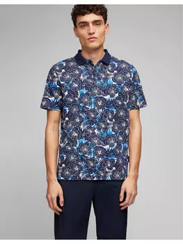 Футболка поло HECHTER PARIS, цвет midnight blue