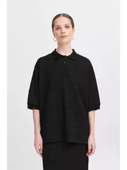 Футболка поло ICHI, черный