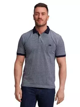 Футболка-поло из джерси Raging Bull Dobby, темно-синий