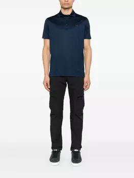 Футболка-поло из хлопка Paul & Shark, синий