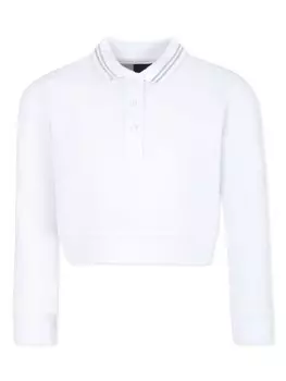 Футболка-поло из хлопка с логотипом Colmar Kids, белый