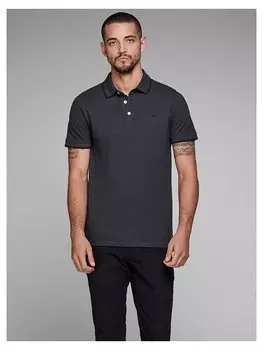 Футболка поло Jack & Jones, антрацит