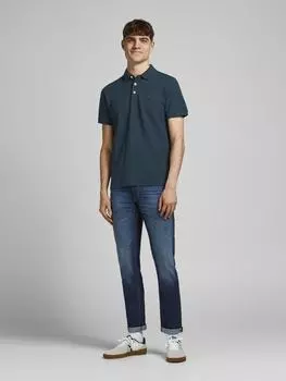 Футболка поло Jack & Jones, синий
