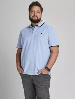 Футболка поло Jack & Jones, светло-синий