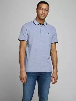 Футболка поло Jack & Jones, светло-синий