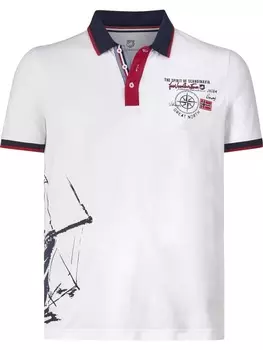 Футболка поло Jan Vanderstorm, белый