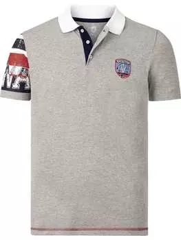 Футболка поло Jan Vanderstorm, цвет silbergrau melange