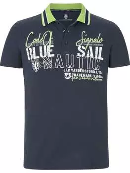 Футболка поло Jan Vanderstorm, темно-синий