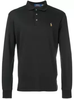 Футболка-поло кроя слим POLO RALPH LAUREN, черный