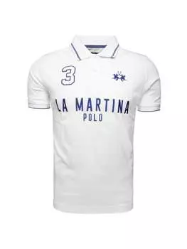 Футболка поло La Martina, белый