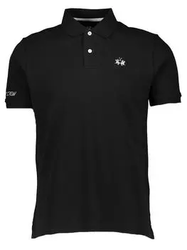 Футболка поло La Martina, черный