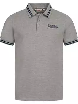 Футболка поло Markham Herren Poloshirt normale Passform Lonsdale, серый