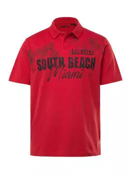 Футболка поло Men Plus, красный