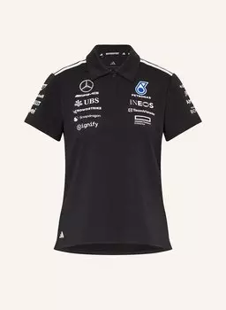 Футболка-Поло Mercedes - AMG Petronas Formula One Team Adidas, черный