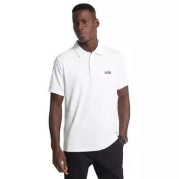 Футболка поло Michael Kors Golf Logo Stretch Jersey, белый