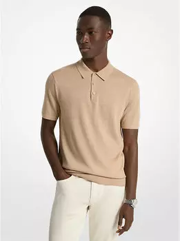 Футболка-поло Michael Kors Merino Wool, хаки