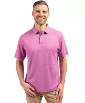 Футболка-поло мужская Forge Eco Stretch из переработанного материала Cutter & Buck, оранжевый