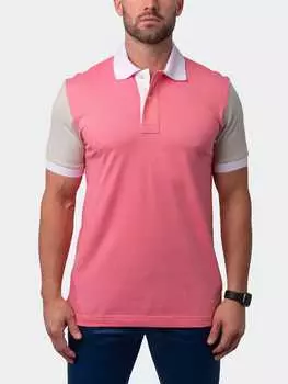 Футболка поло мужская MACEOO, розовый