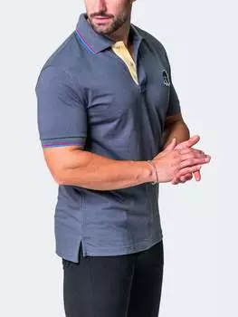 Футболка поло мужская MACEOO, серый