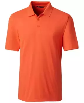 Футболка-поло мужская удлиненная Forge Stretch Cutter & Buck, оранжевый