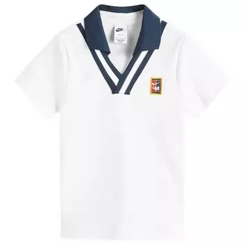 Футболка-Поло Nike nsw yoon Nike Apparel, белый