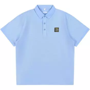 Футболка-поло Pasture Horse Lifestyle унисекс Jeep, серо-голубой