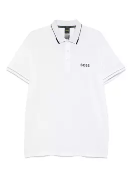 Футболка-поло Paul Pro BOSS GREEN HUGO BOSS, белый