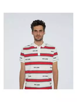 Футболка поло Pepe Jeans, белый