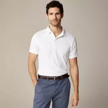 Футболка-Поло Performance с Coolmax J.Crew, белый