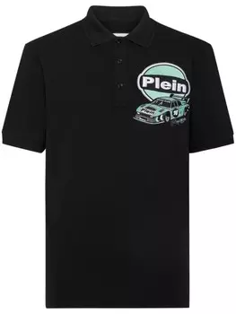 Футболка-поло Philipp Plein Cars Racing, черный
