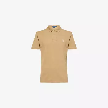 Футболка-поло Polo Ralph Lauren с вышитым логотипом, горчичный