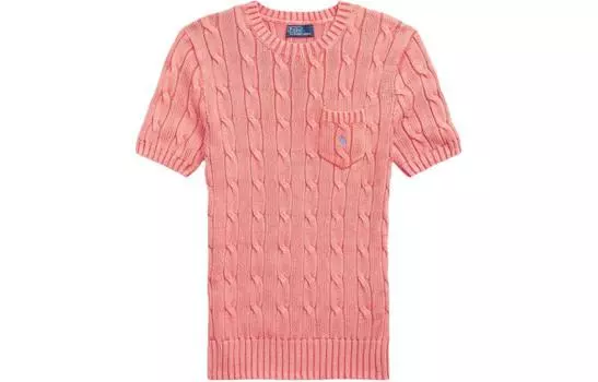 Футболка Polo Pony Cable-knit Polo Ralph Lauren, Rose