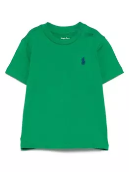 Футболка Polo Pony с вышивкой POLO RALPH LAUREN KIDS, зеленый