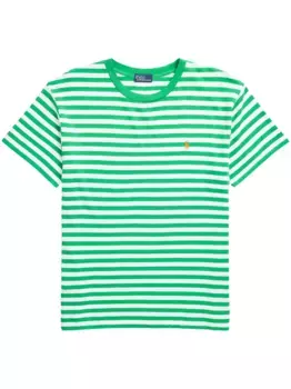 Футболка Polo Pony в полоску POLO RALPH LAUREN, зеленый