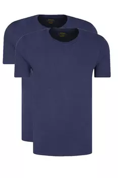 Футболка POLO RALPH LAUREN 2-pack slim fit, темно-синий